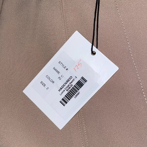 Generation Love Lucca Crepe Flared Tan Pants Size 2 New With Tags WOW DEAL! - Picture 4 of 11